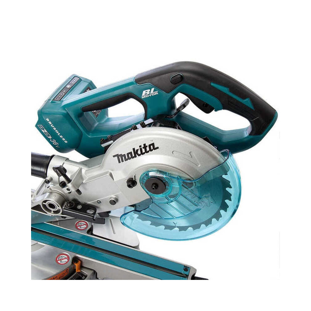 Scie radiale a onglets 36 v 2 x 18 v O190 mm machine seule Makita DLS714NZ