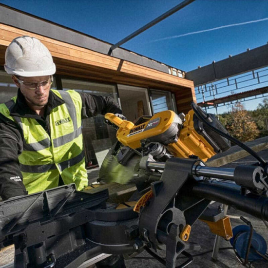 Scie a onglets radiale sans fil 54V xr 305 mm Dewalt DHS780N