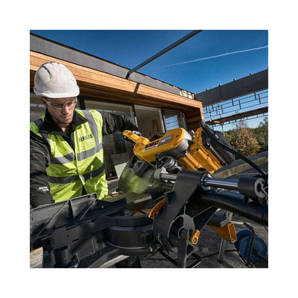 Scie a onglets radiale sans fil 54V xr 305 mm Dewalt DHS780N