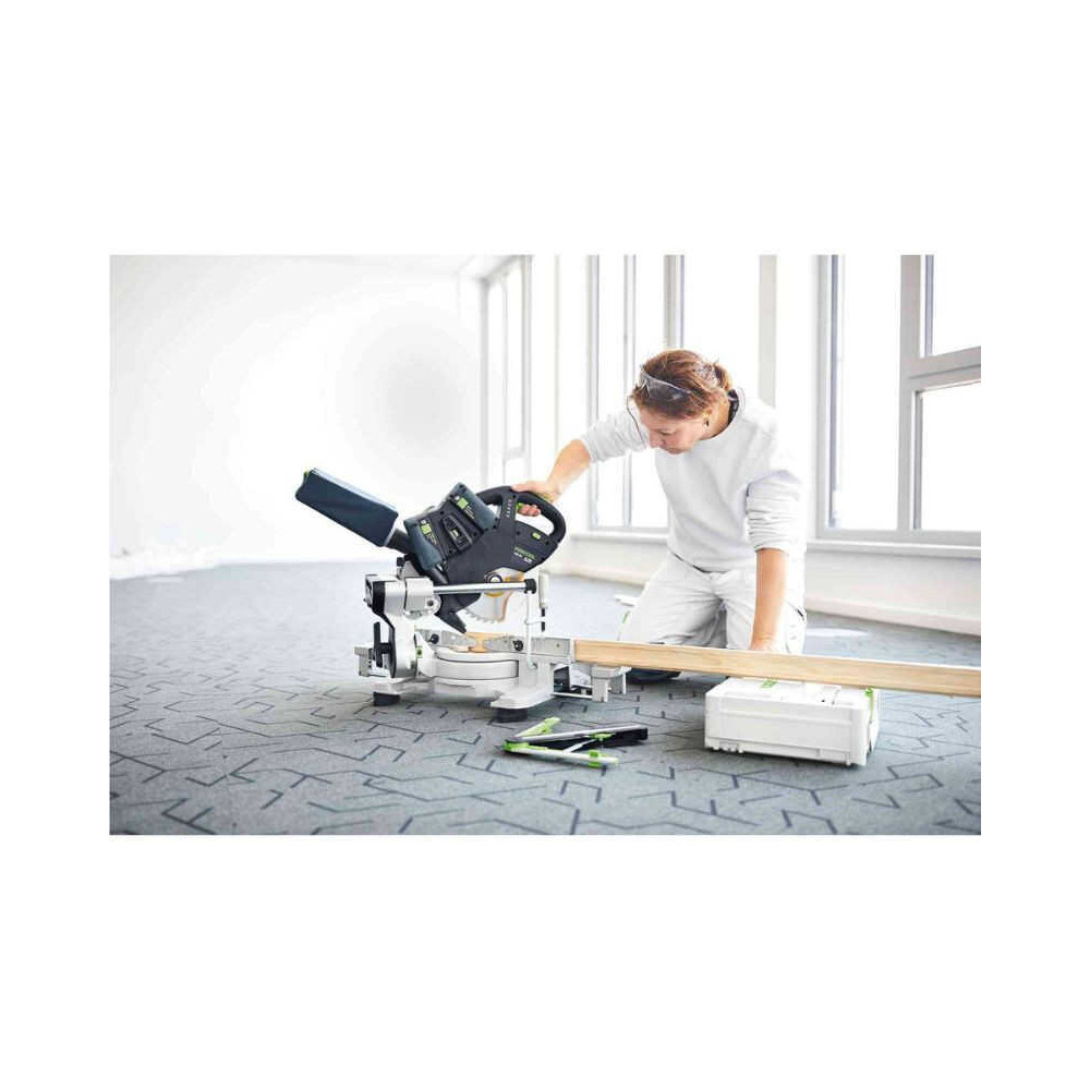 Scie a onglets radiale sans fil ksc 60 eb basic kapex solo Festool 576847