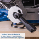 Scie a onglets radiale 2200 w HM254SPX 2 lames O254 mm scheppach 5901222901