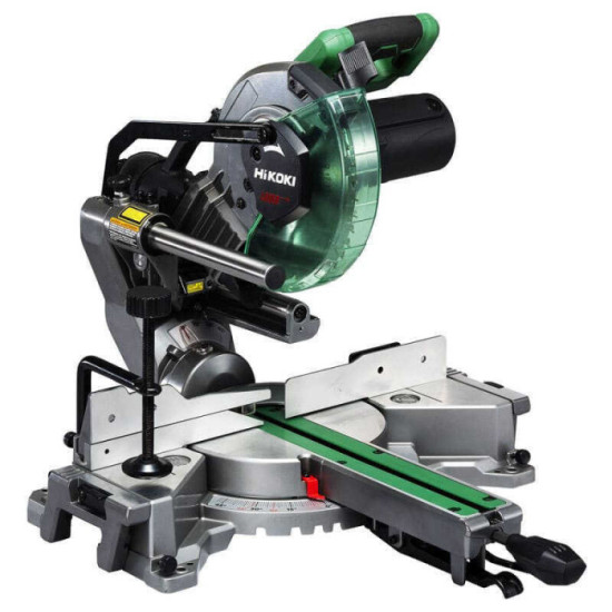 Scie a onglet radiale O216 mm 1100 w avec laser Hikoki C8FSHGWAZ