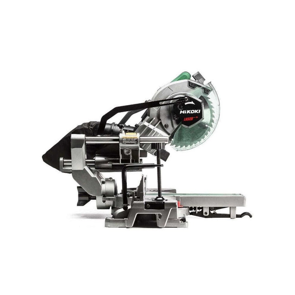 Scie a onglet radiale O216 mm 1100 w avec laser Hikoki C8FSHGWAZ