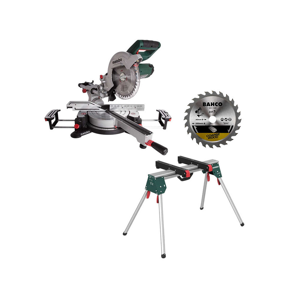 Pack scie a onglet radiale socle lame de scie cote brico