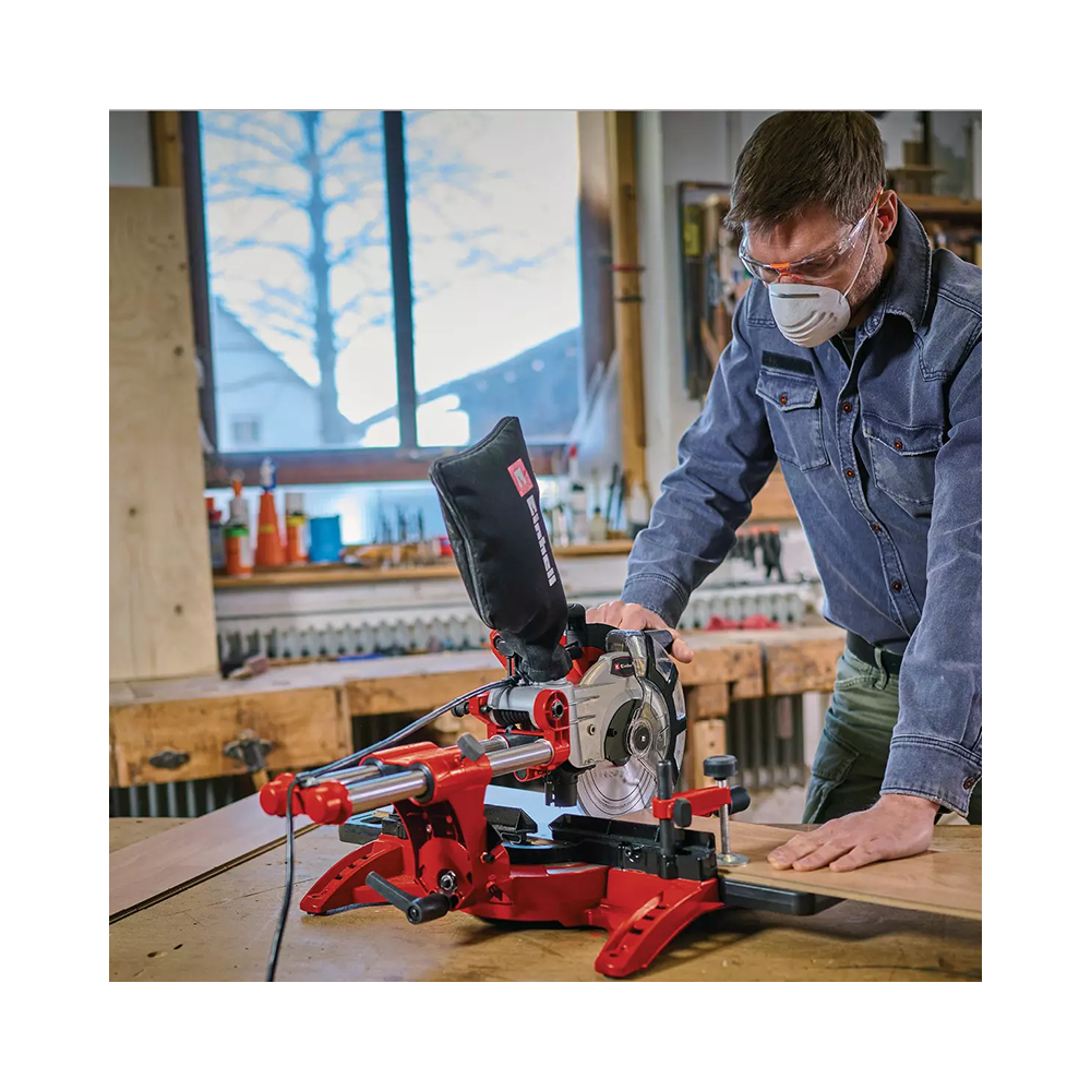 Scie a onglet radiale 1500W O210 tc sm 21312 dual Einhell 4300390