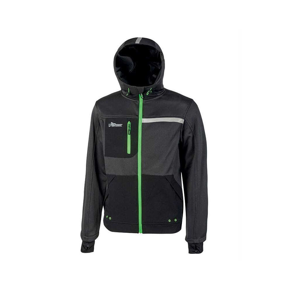U-POWER Galaxy - Sweat à capuche souple de travail