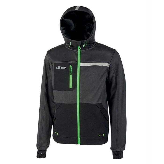 U-POWER Galaxy - Sweat à capuche souple de travail