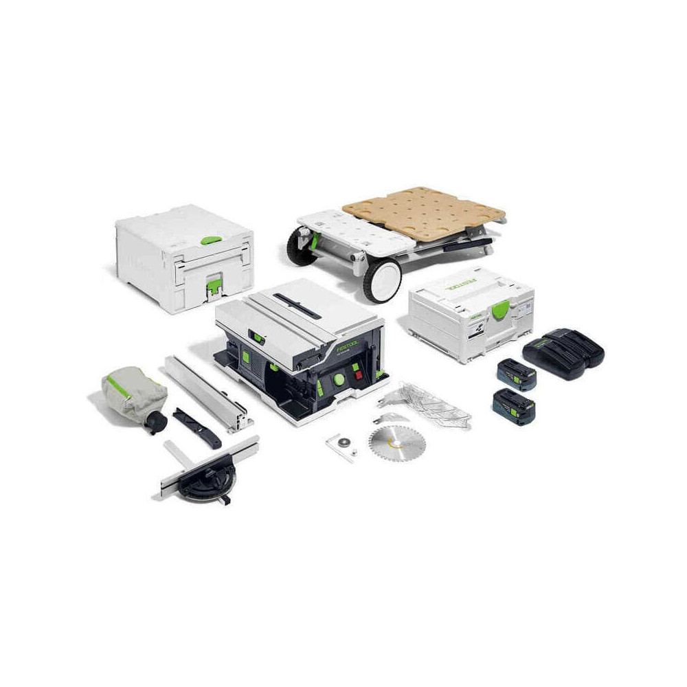 Scie circulaire sur table 36V 2X50 ah csc sys 50 ebi set Festool 577379