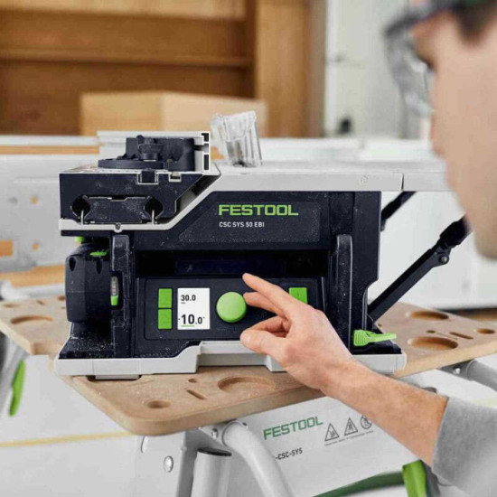 Scie circulaire sur table 36V produit seul csc sys 50 ebi basic Festool 576820