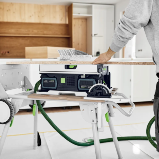 Scie circulaire sur table sans fil csc sys 50 eb basic set solo Festool 577371