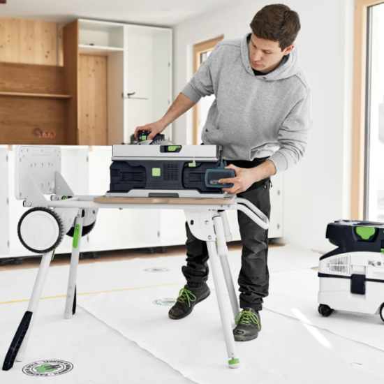 Scie circulaire sur table sans fil csc sys 50 eb basic set solo Festool 577371