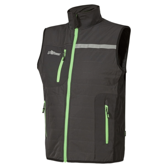 U-POWER Wall - Veste de travail Asphalt Grey/Green