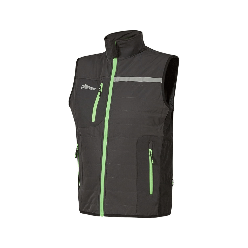 U-POWER Wall - Veste de travail Asphalt Grey/Green