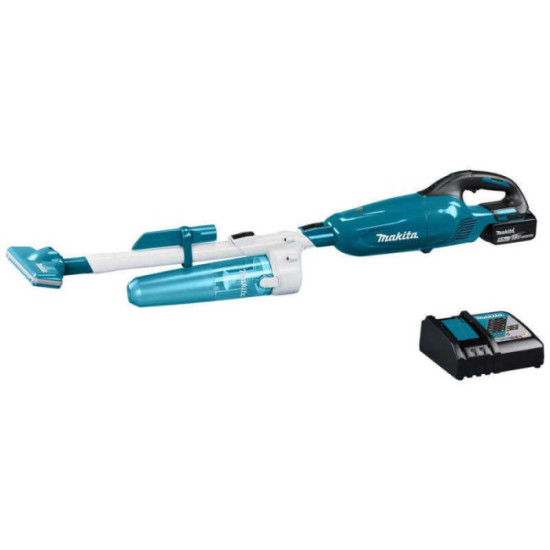 Aspirateur 18V lxt li ion 1X5AH chargeur Makita DCL280FTC