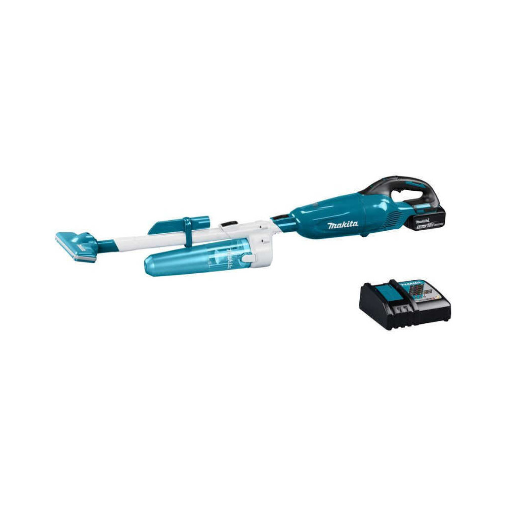 Aspirateur 18V lxt li ion 1X5AH chargeur Makita DCL280FTC