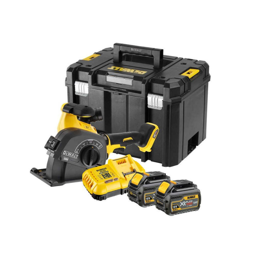 Rainureuse a beton sans fil 54V xr flexvolt 2 x 90 ah Dewalt DCG200T2 qw