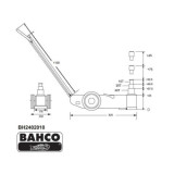 Cric hydropneumatique Bahco BH2402010