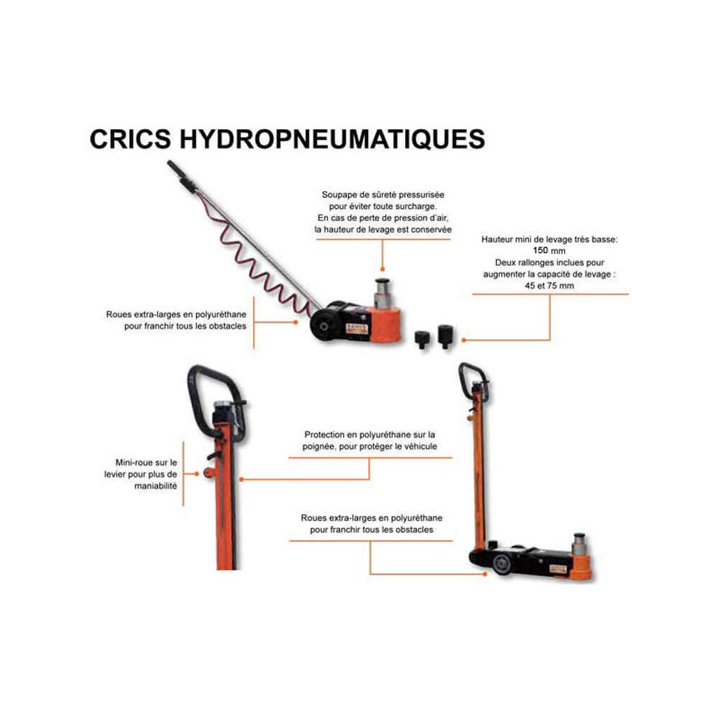 Cric hydropneumatique Bahco BH2402010