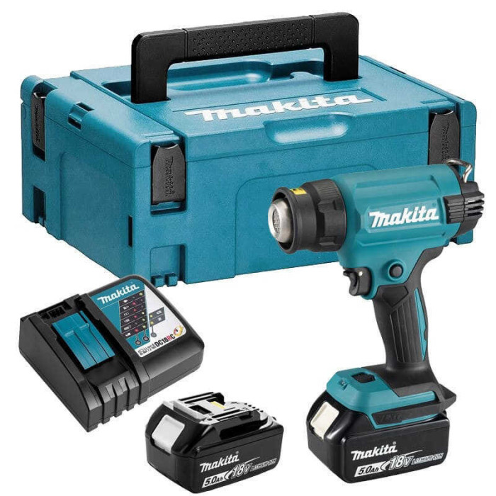 Decapeur sans fil 18 v li ion 2X50 ah Makita DHG181RTJ
