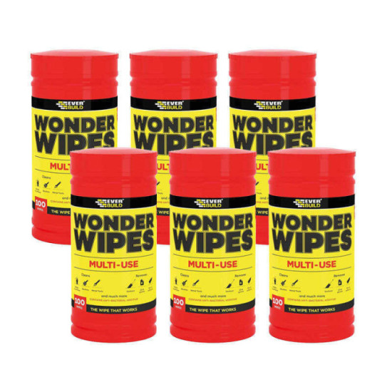 Tube de 100 lingettes everbuild WIPE80X6