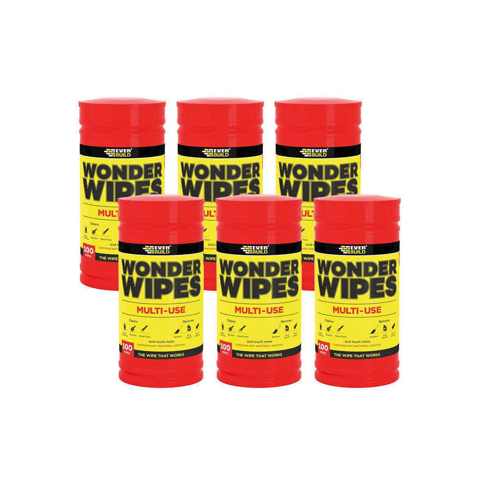 Tube de 100 lingettes everbuild WIPE80X6