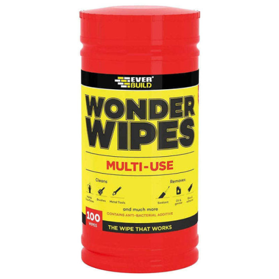 Tube de 100 lingettes everbuild WIPE80X6