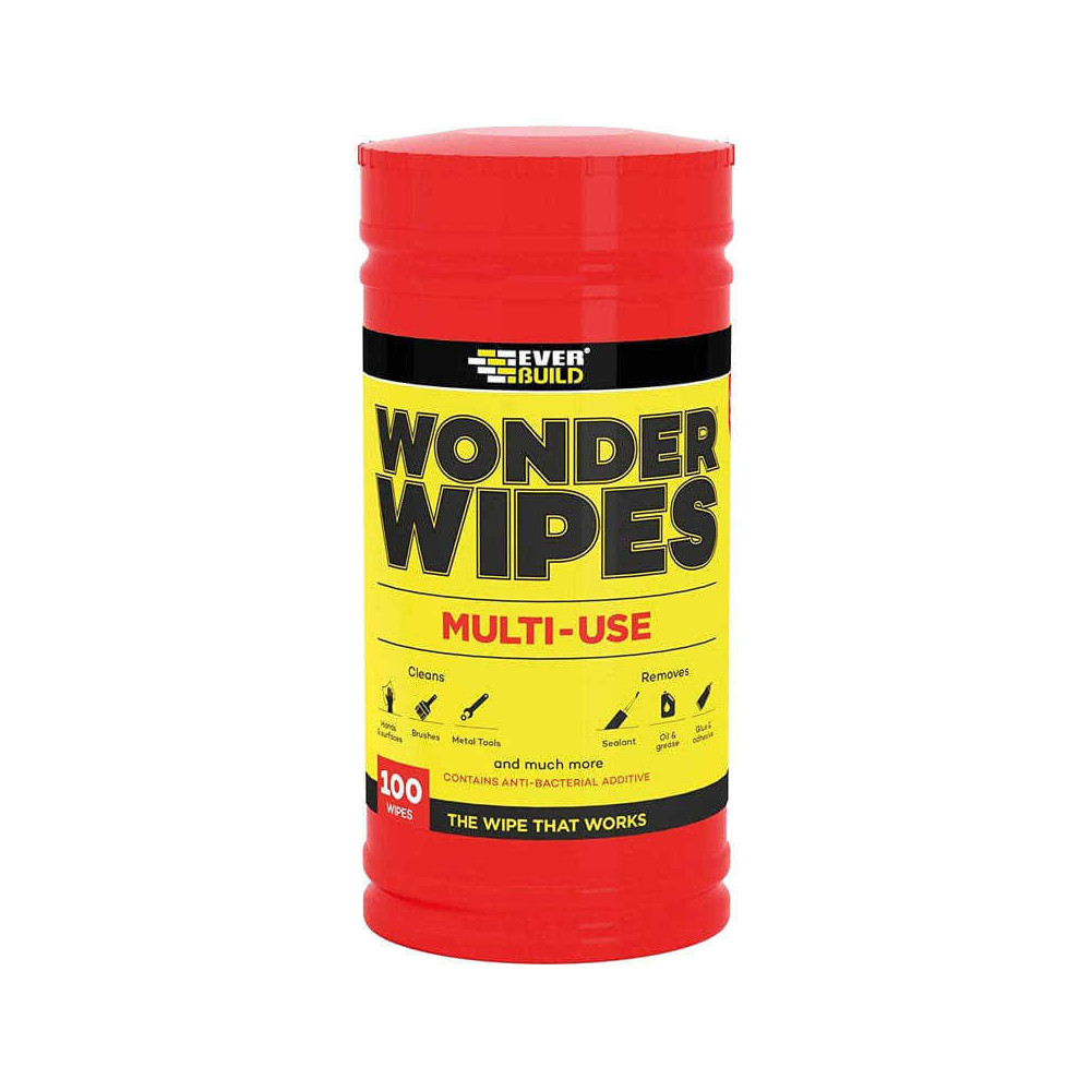 Tube de 100 lingettes everbuild WIPE80X6