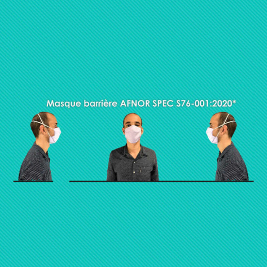 Masques lavables afnor spec S76 001