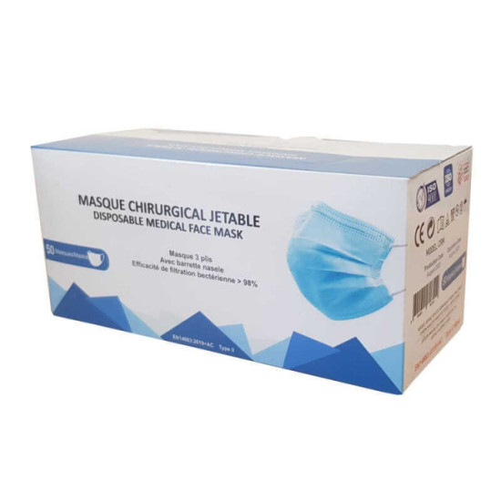 Masque de protection gbt 32610 lot de 2000 masques