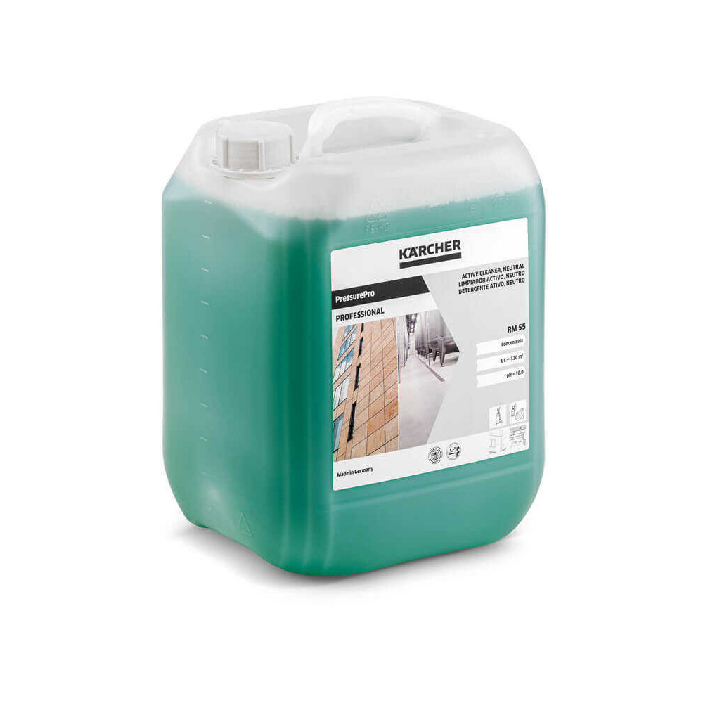 Detergent actif pressurepro neutre rm 55 10 litres Kärcher 62950900