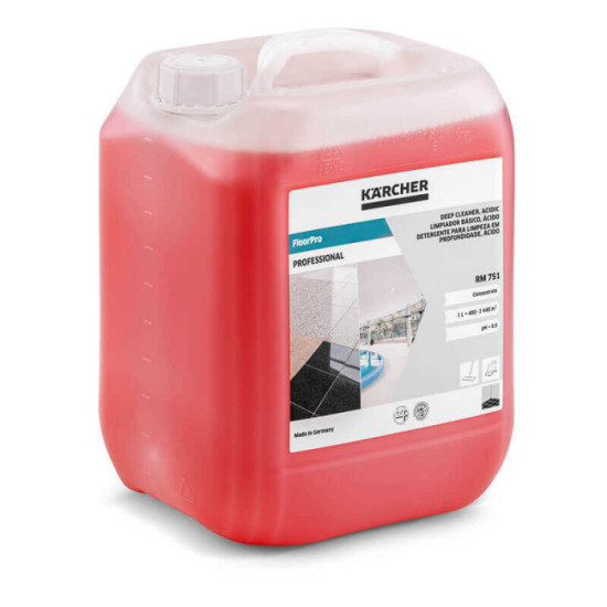 Nettoyant en profondeur pour sol acide rm 751 Kärcher 62951290