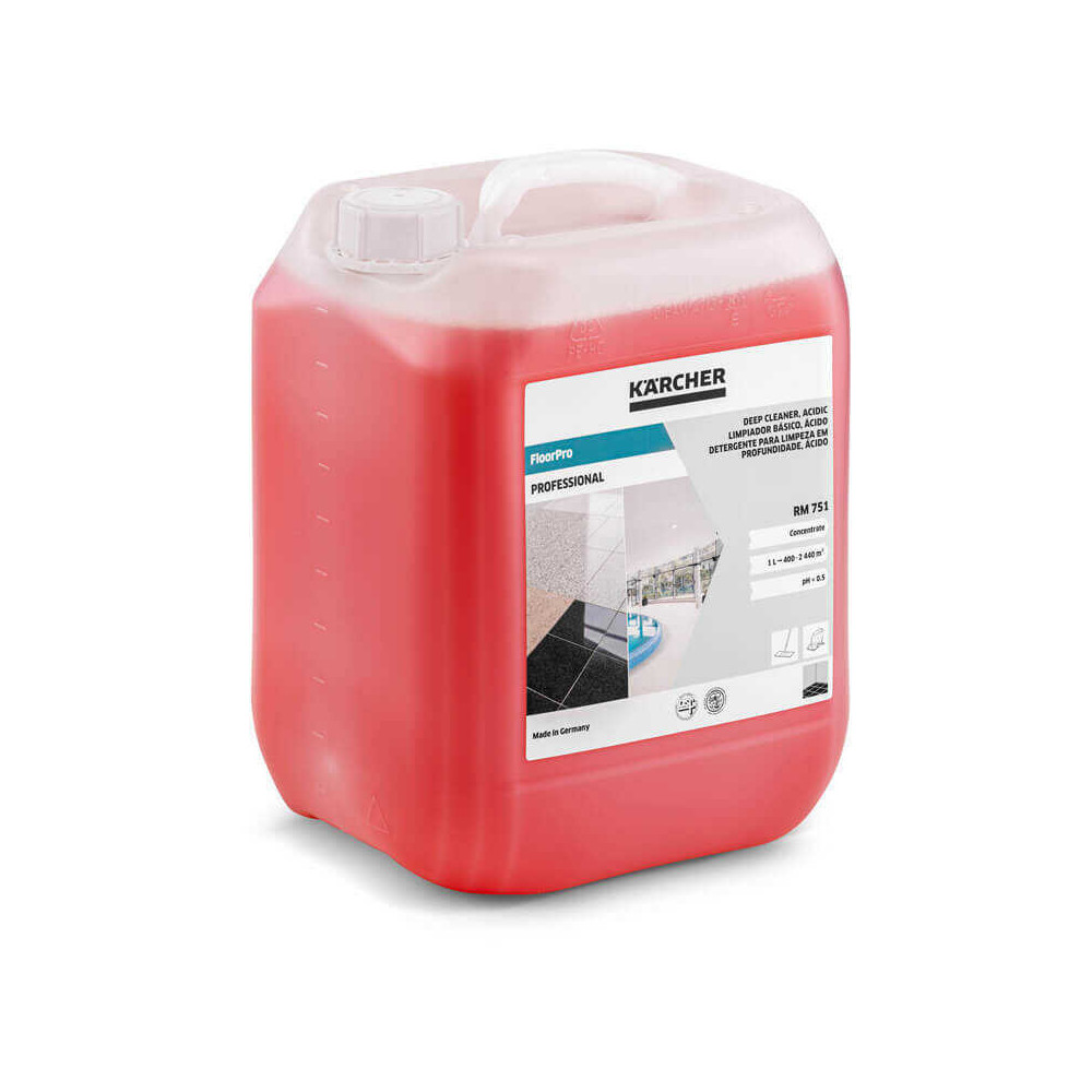 Nettoyant en profondeur pour sol acide rm 751 Kärcher 62951290