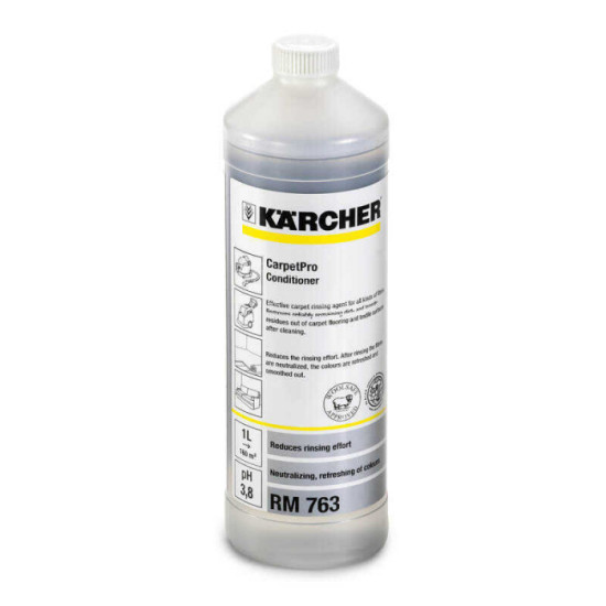 Solution de rincage pour moquettes rm 763 carpetpro 1 litre Kärcher 62958440