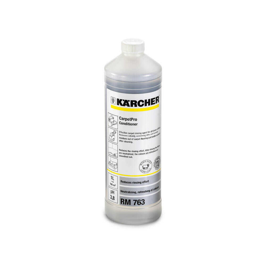 Solution de rincage pour moquettes rm 763 carpetpro 1 litre Kärcher 62958440