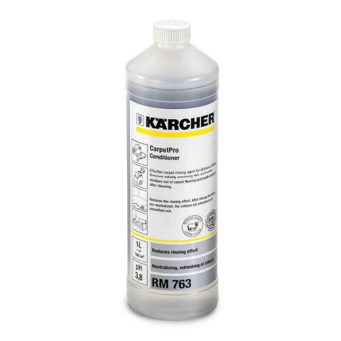 Solution de rincage pour moquettes rm 763 carpetpro 1 litre Kärcher 62958440