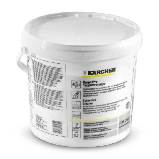 Nettoyant pour moquettes rm 760 carpetpro en poudre 10 kg Kärcher 62958470