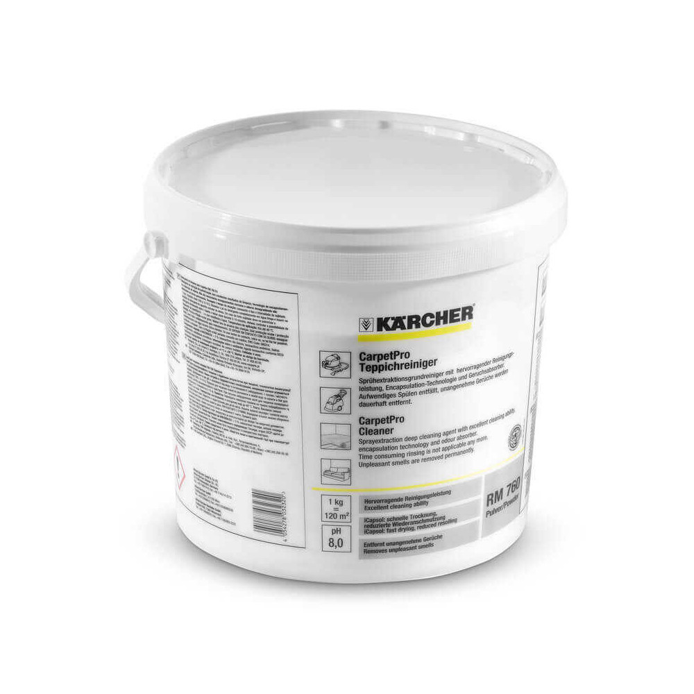Nettoyant pour moquettes rm 760 carpetpro en poudre 10 kg Kärcher 62958470