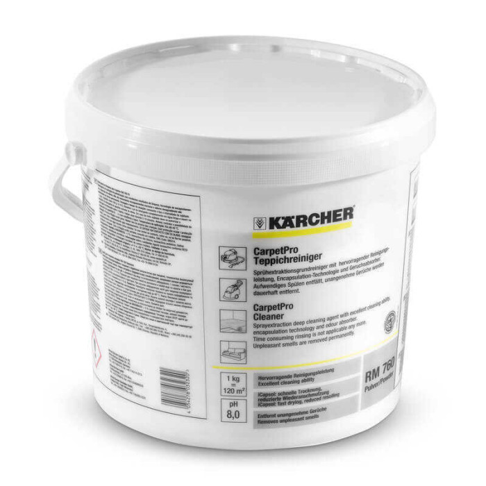 Nettoyant pour moquettes rm 760 carpetpro en poudre 10 kg Kärcher 62958470