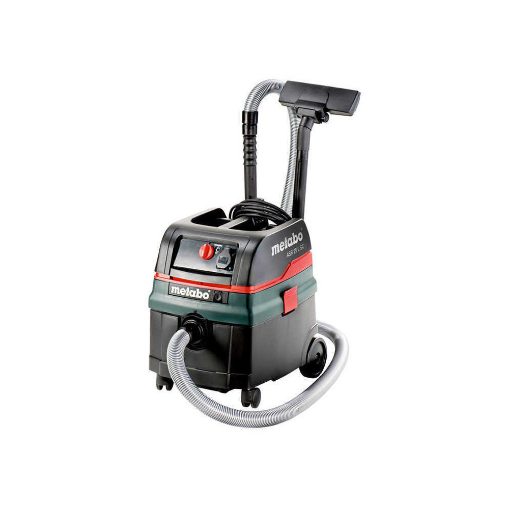 Aspirateur de chantier 25L 1400W asr 25 l sc Metabo 602024000