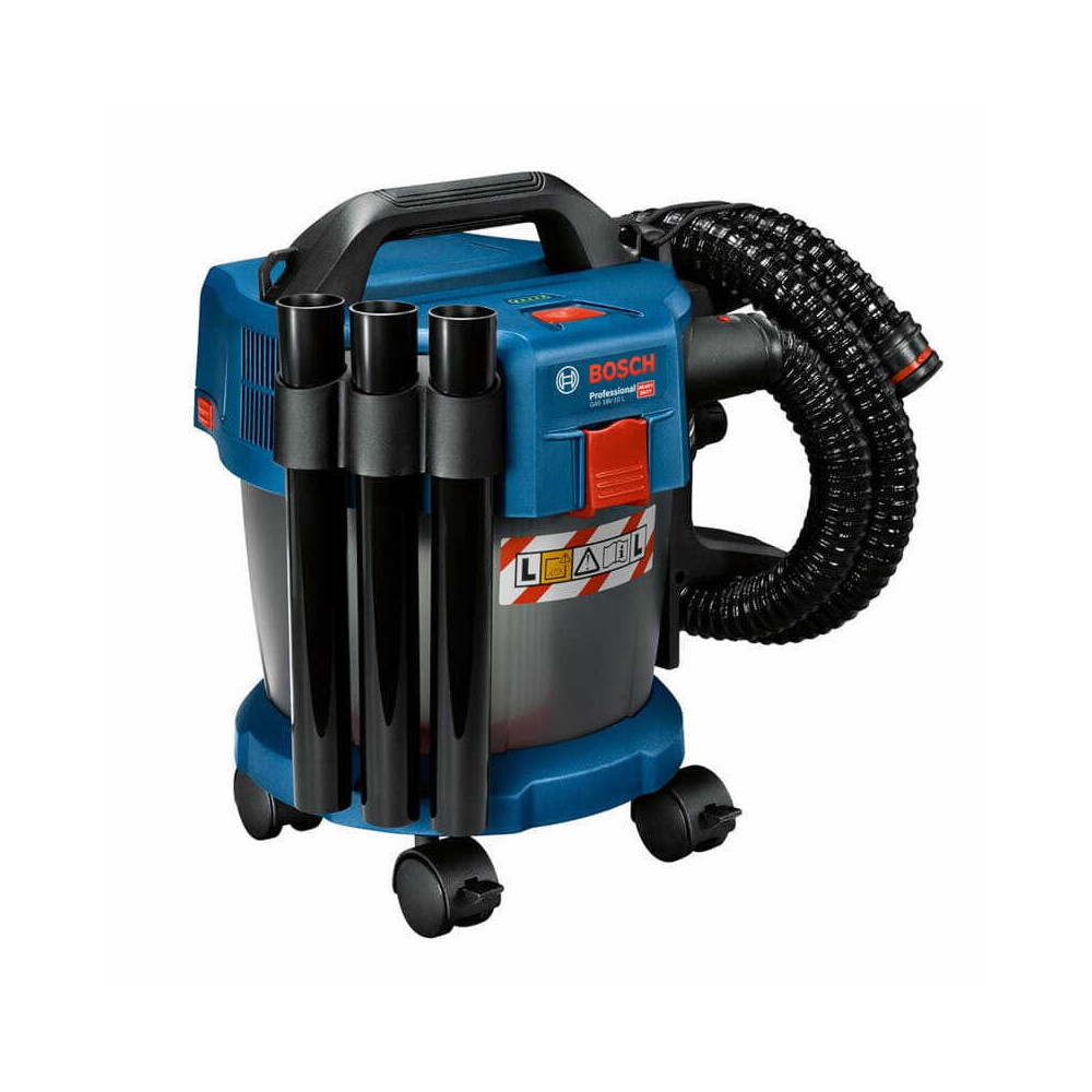 Aspirateur 18V classe l produit seul gas 18V 10 l avec roulettes Bosch 06019C6302