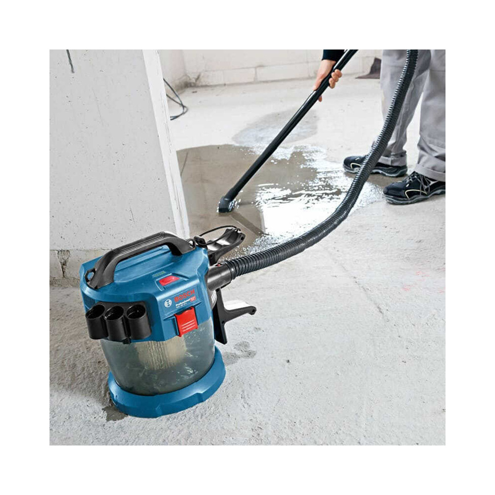 Aspirateur 18V classe l produit seul gas 18V 10 l avec roulettes Bosch 06019C6302