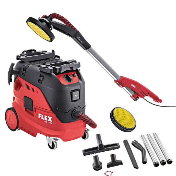 Aspirateur vce 33 l ac ponceuse girafe ge 7 O225 mm Flex 920112
