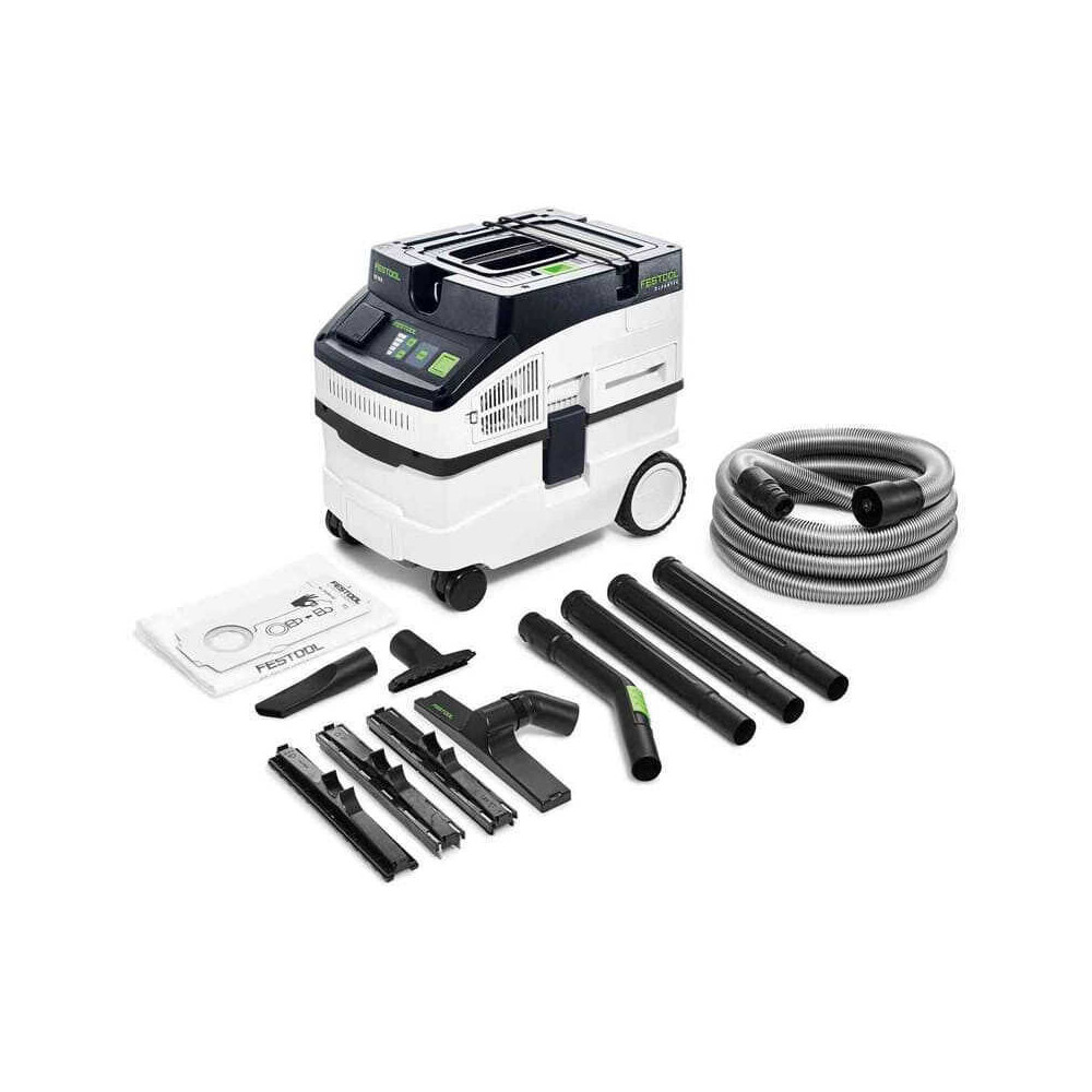 Aspirateur de chantier ct 15 e set cleantec Festool 577415