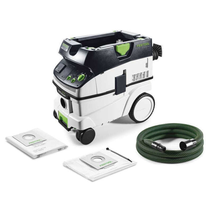 Aspirateur de chantier ctl 26 e ac cleantec 1200W Festool 574945