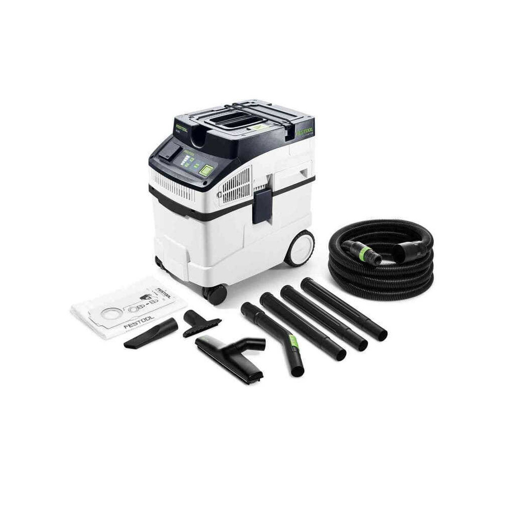 Aspirateur de chantier 1200 w cleantec ct 25 e set Festool 577536