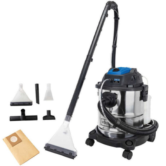Aspirateur 1600W 5EN1 cuve de 20L SPRAYVAC20 scheppach 5905701901