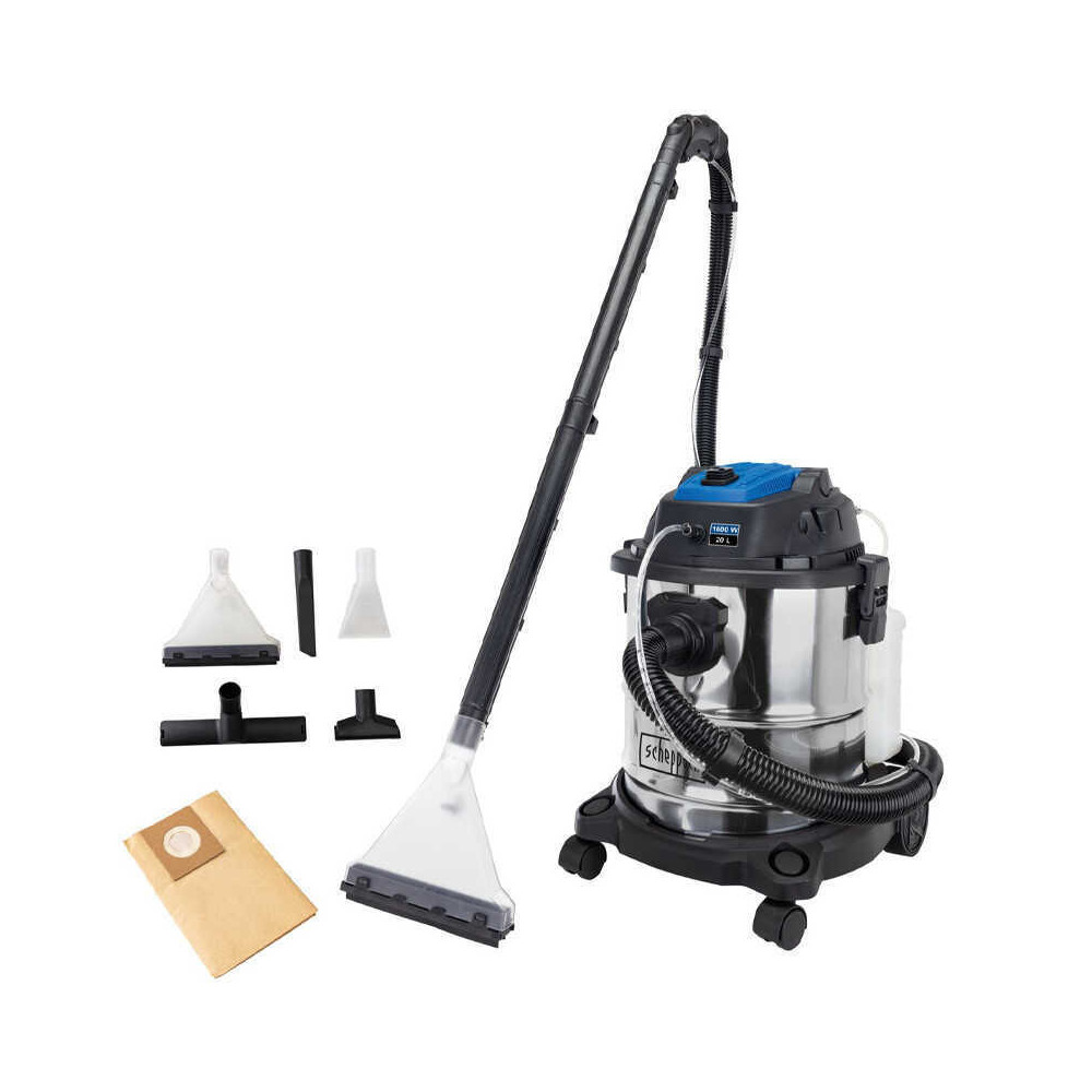 Aspirateur 1600W 5EN1 cuve de 20L SPRAYVAC20 scheppach 5905701901