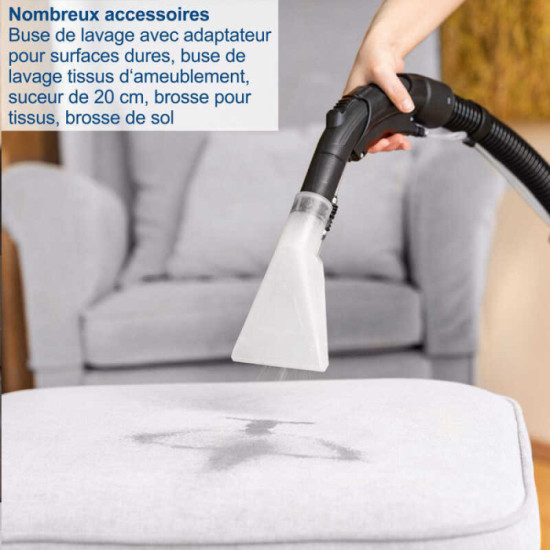 Aspirateur 1600W 5EN1 cuve de 20L SPRAYVAC20 scheppach 5905701901