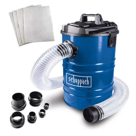 Aspirateur capacite 65 litres cuve metallique DC100 scheppach 5906306901