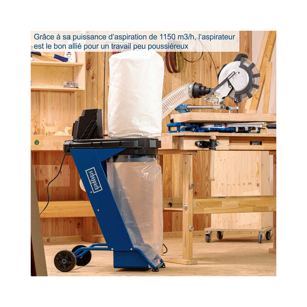 Aspirateur 550W 75 DC500 scheppach 590630790175200703
